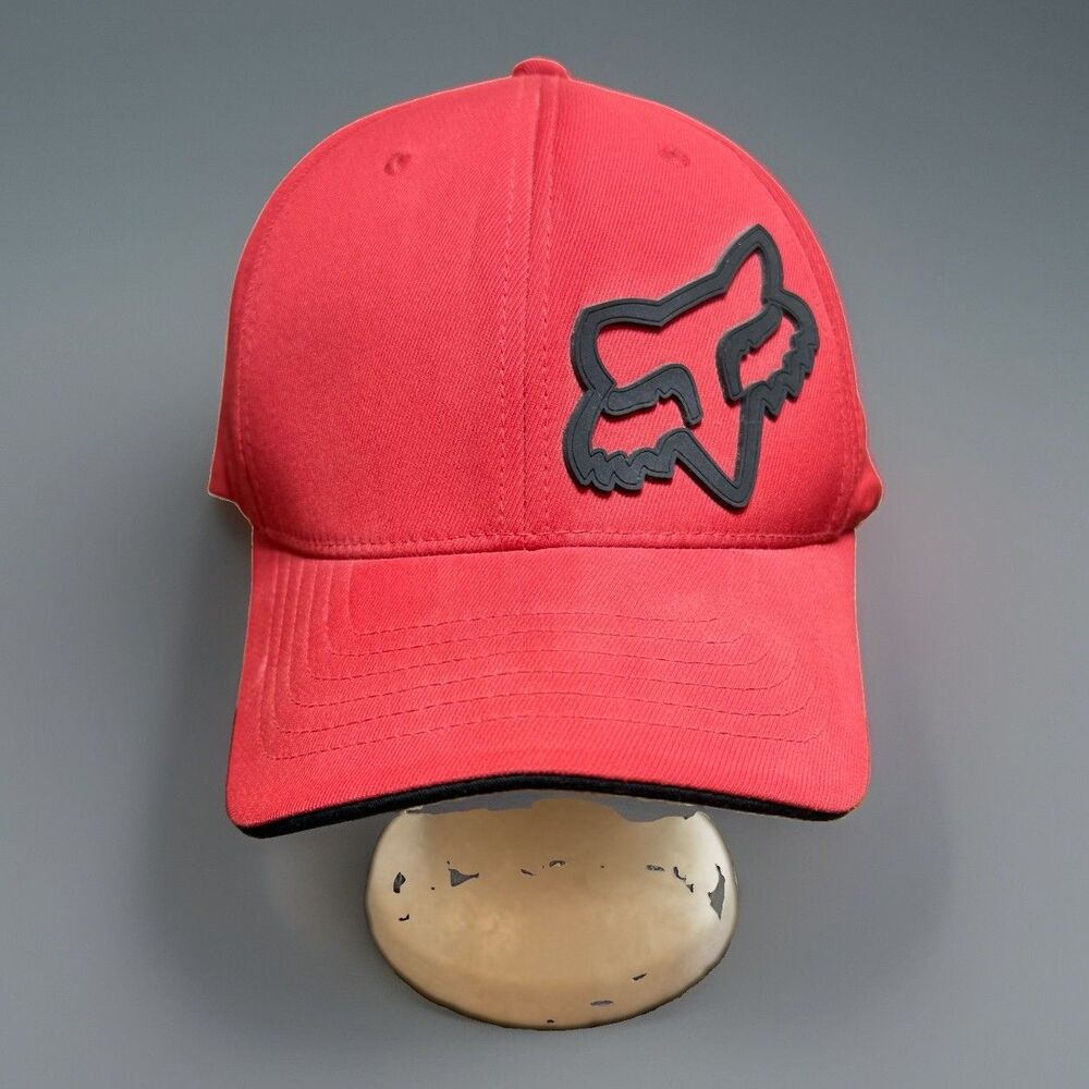Fox Racing Hat Cap Snap Back Large/Extra Large Red Factory Racing Men Motorcycle